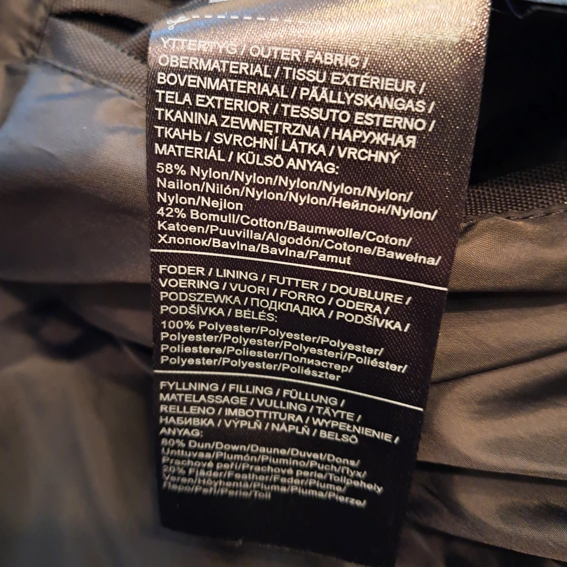 Svart lång Rockandblue dunjacka med päls - 4