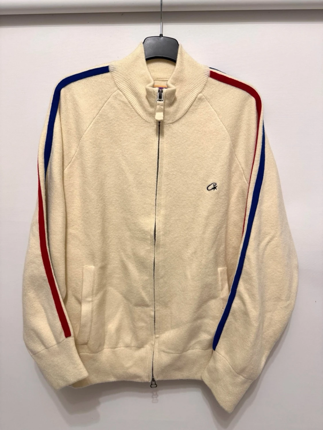 Corteiz Crème/beige ziptröja S