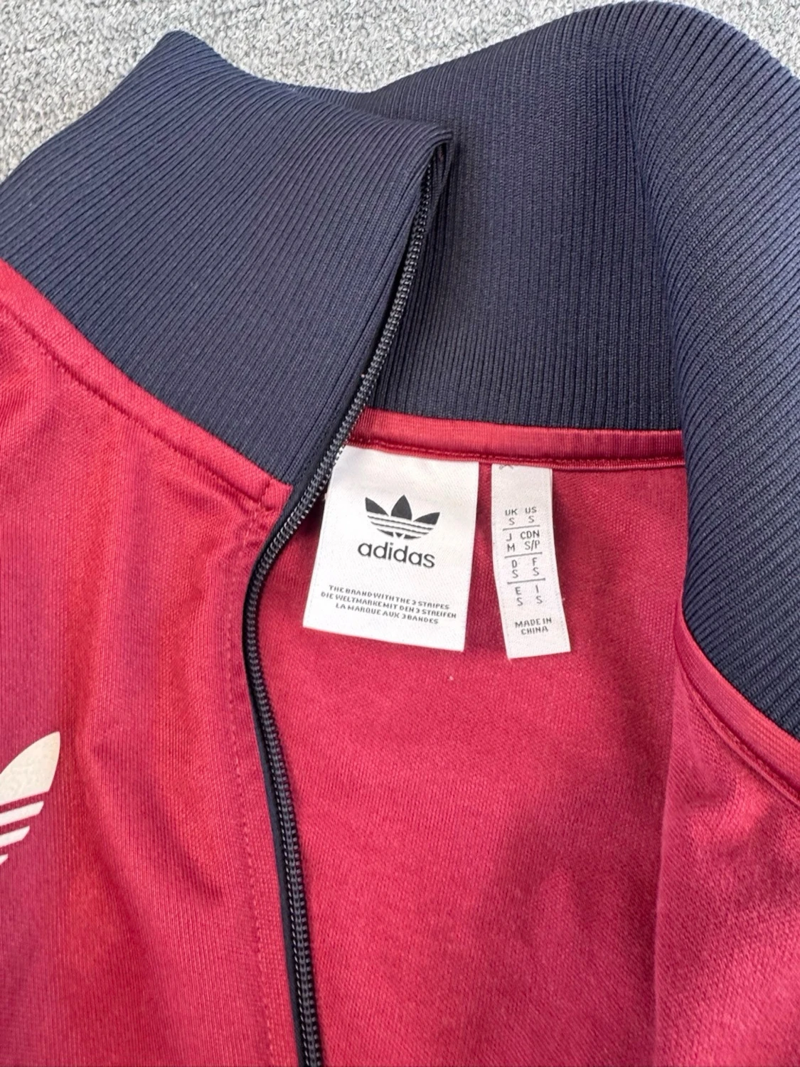 Vinröd Adidas Arsenal track jacket - 3