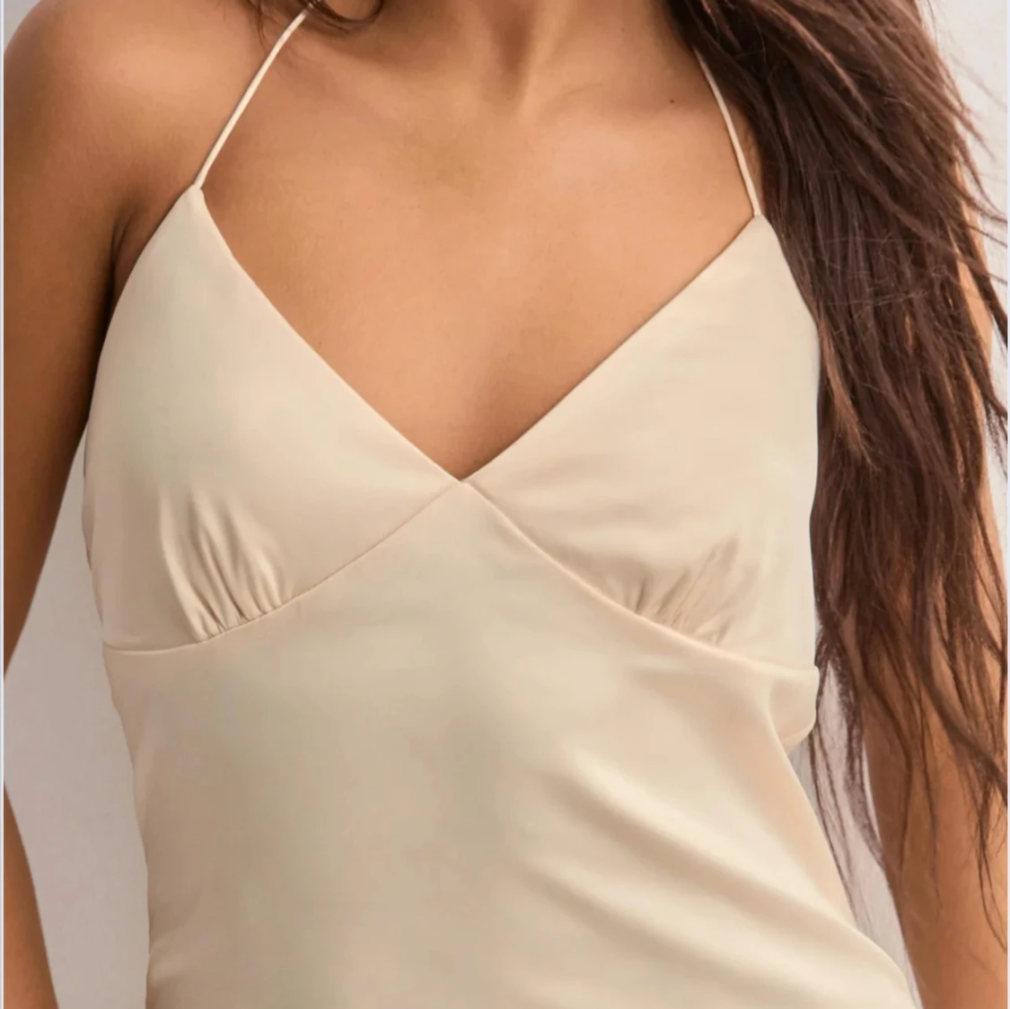 Champangefärgad balklänning  - 1