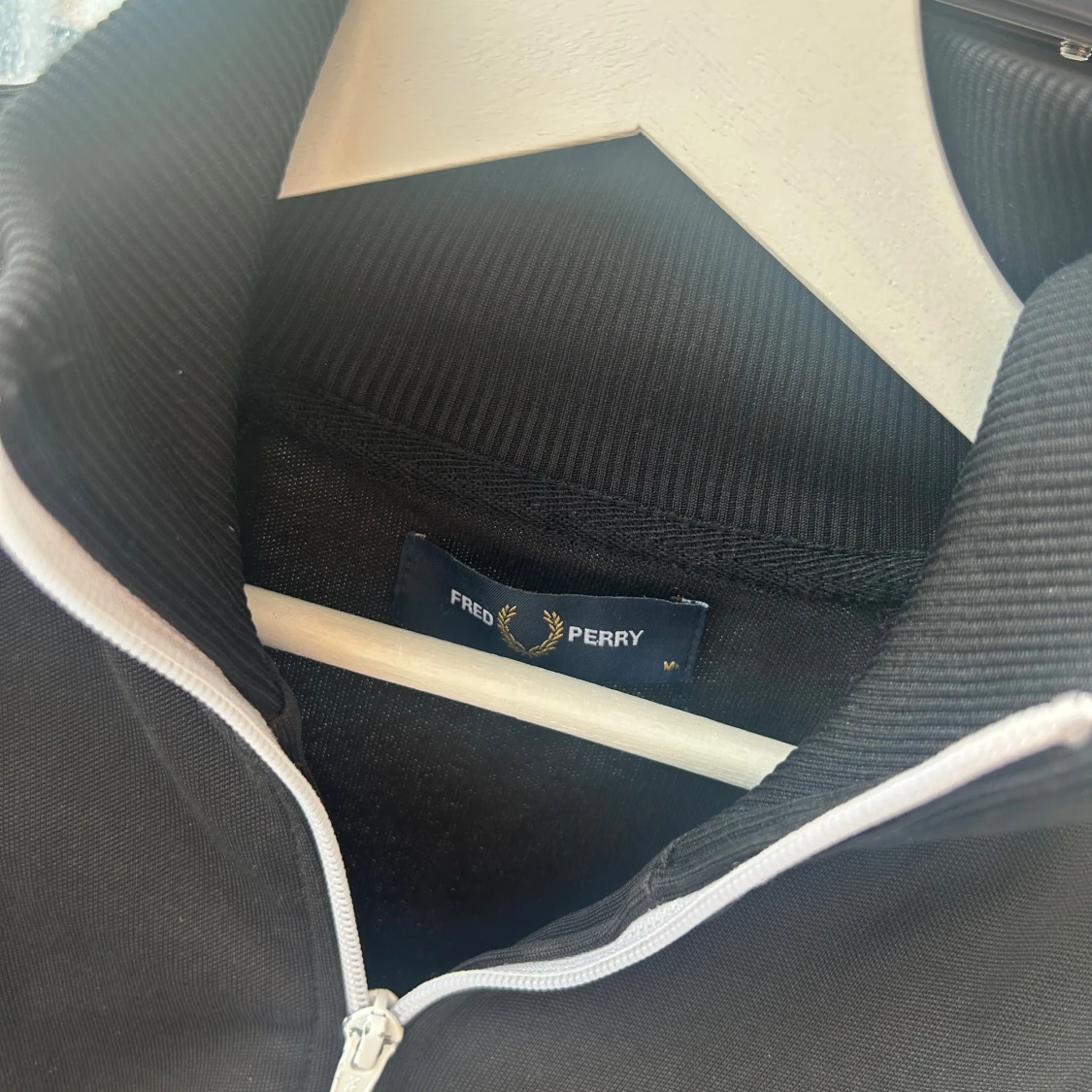 Svart Fred Perry track jacket M - 2