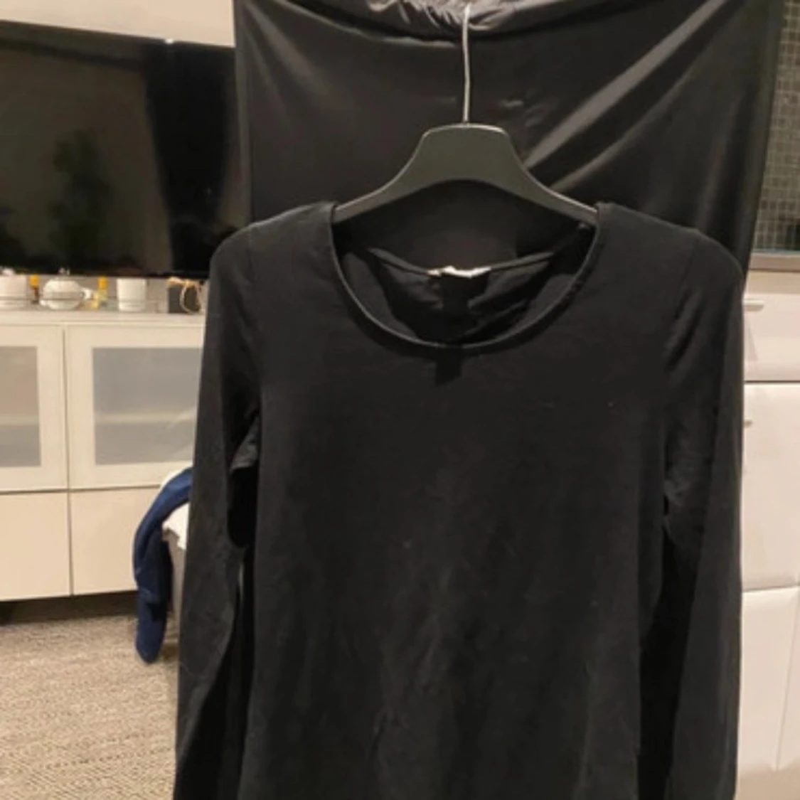 Svarta leggings i stretchigt material