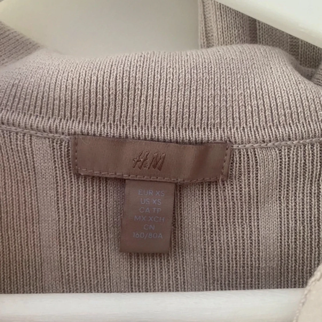 Beige ribbad set från H&M - 1