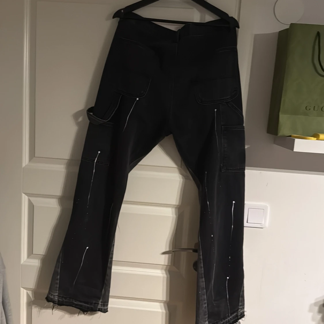 Gallery Dept svarta jeans med färgstänk - 1