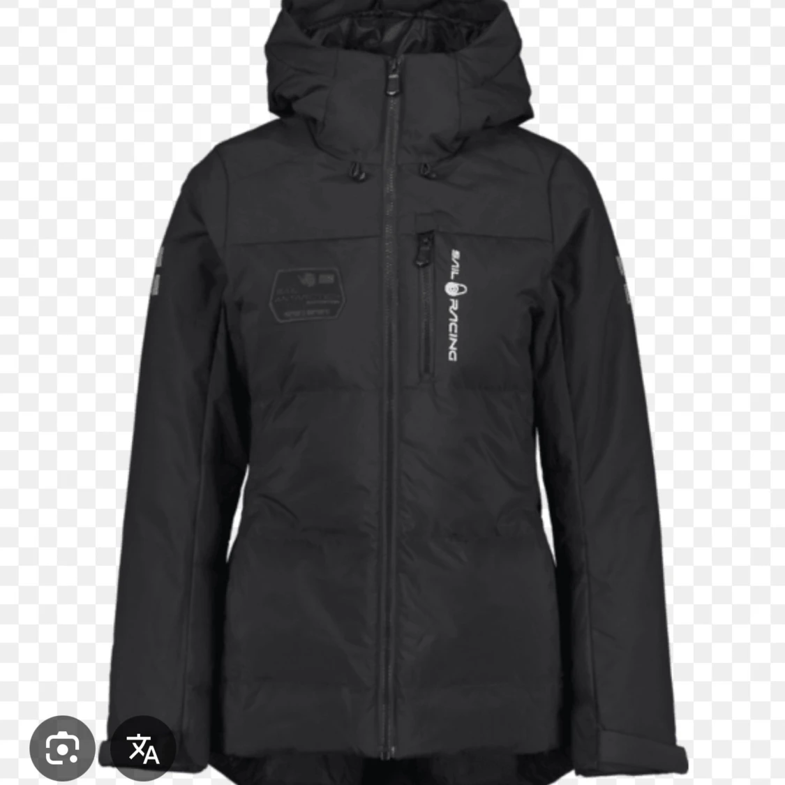 Svart pufferjacka från Sail Racing