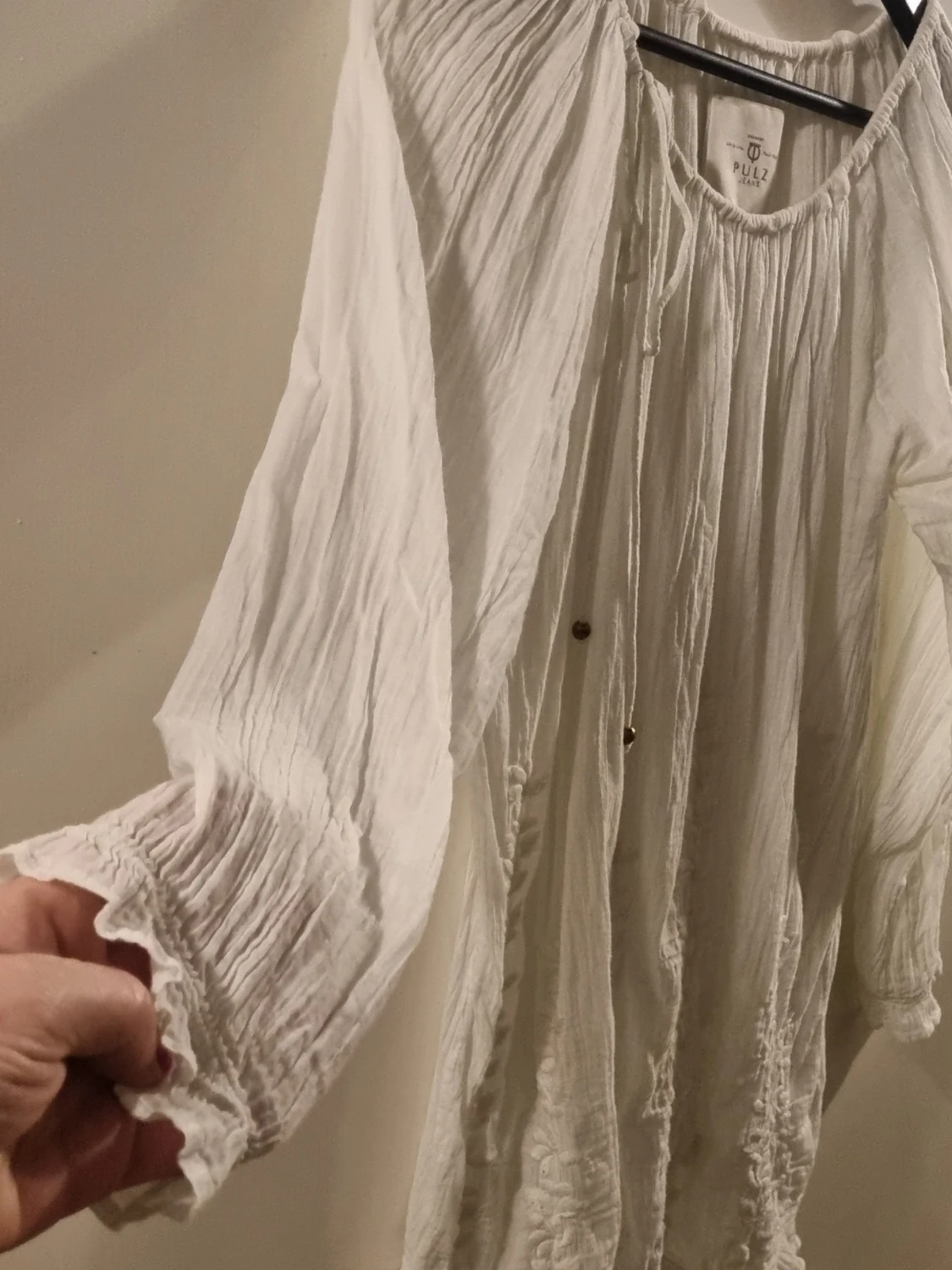 Vit skir blus så fin  - 3