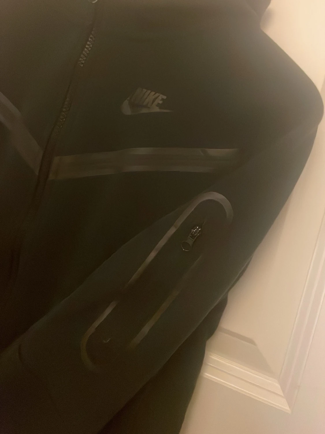 Svart Nike vindjacka med huva - 1