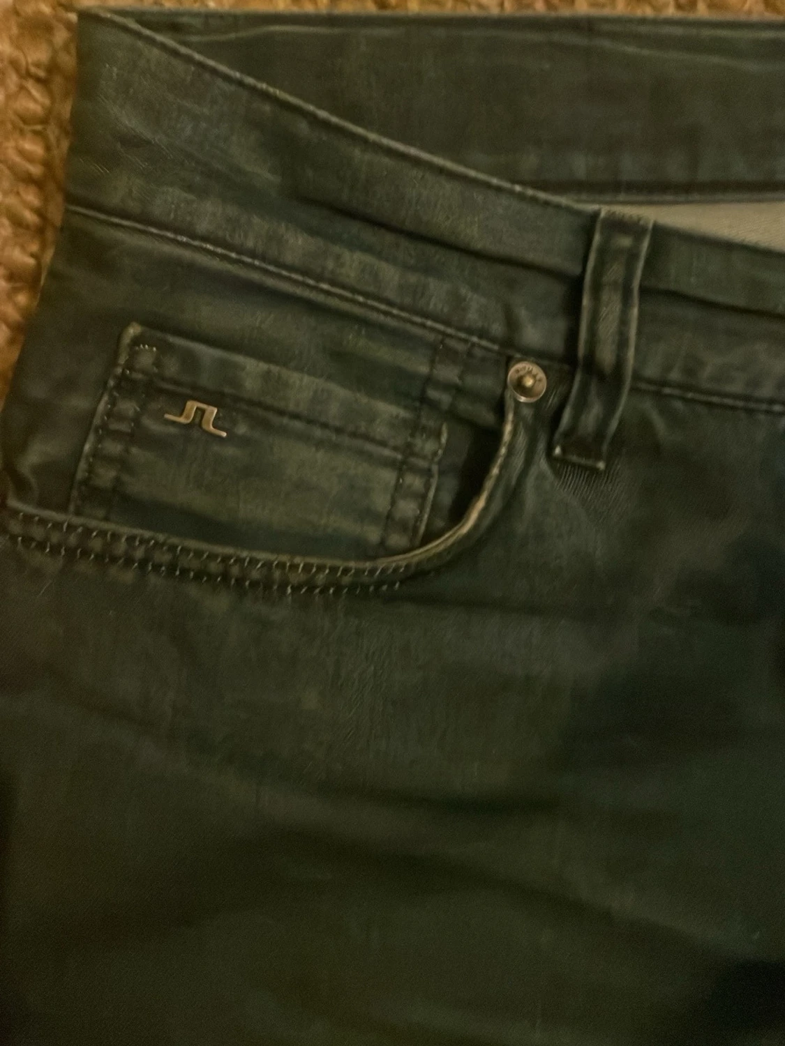 Svarta raka jeans från J Lindberg - 5