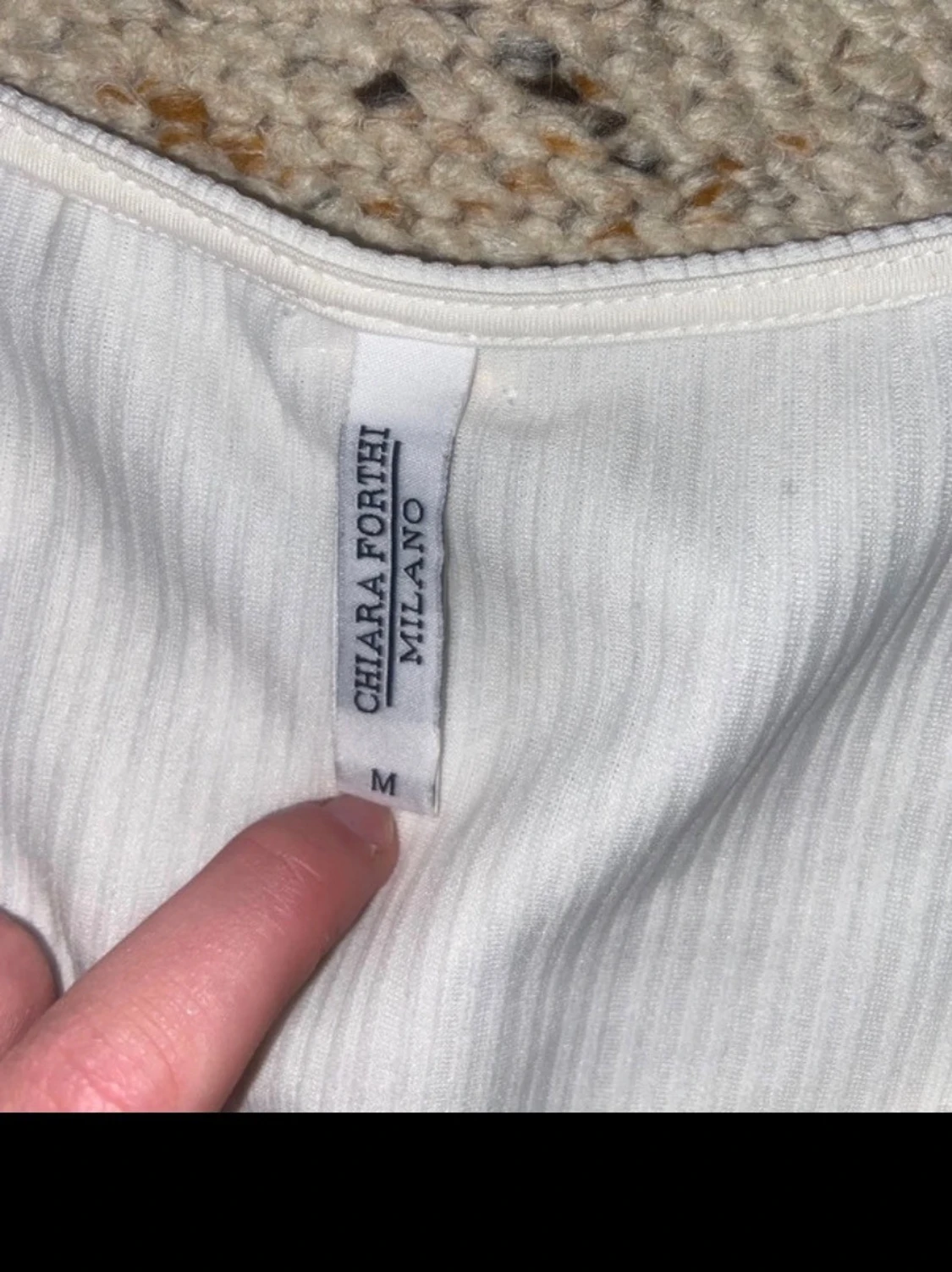 Vit omlottopp från Chiara Forthi - 2