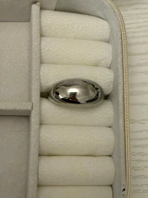 Silverfärgad ring  - Justerbar 