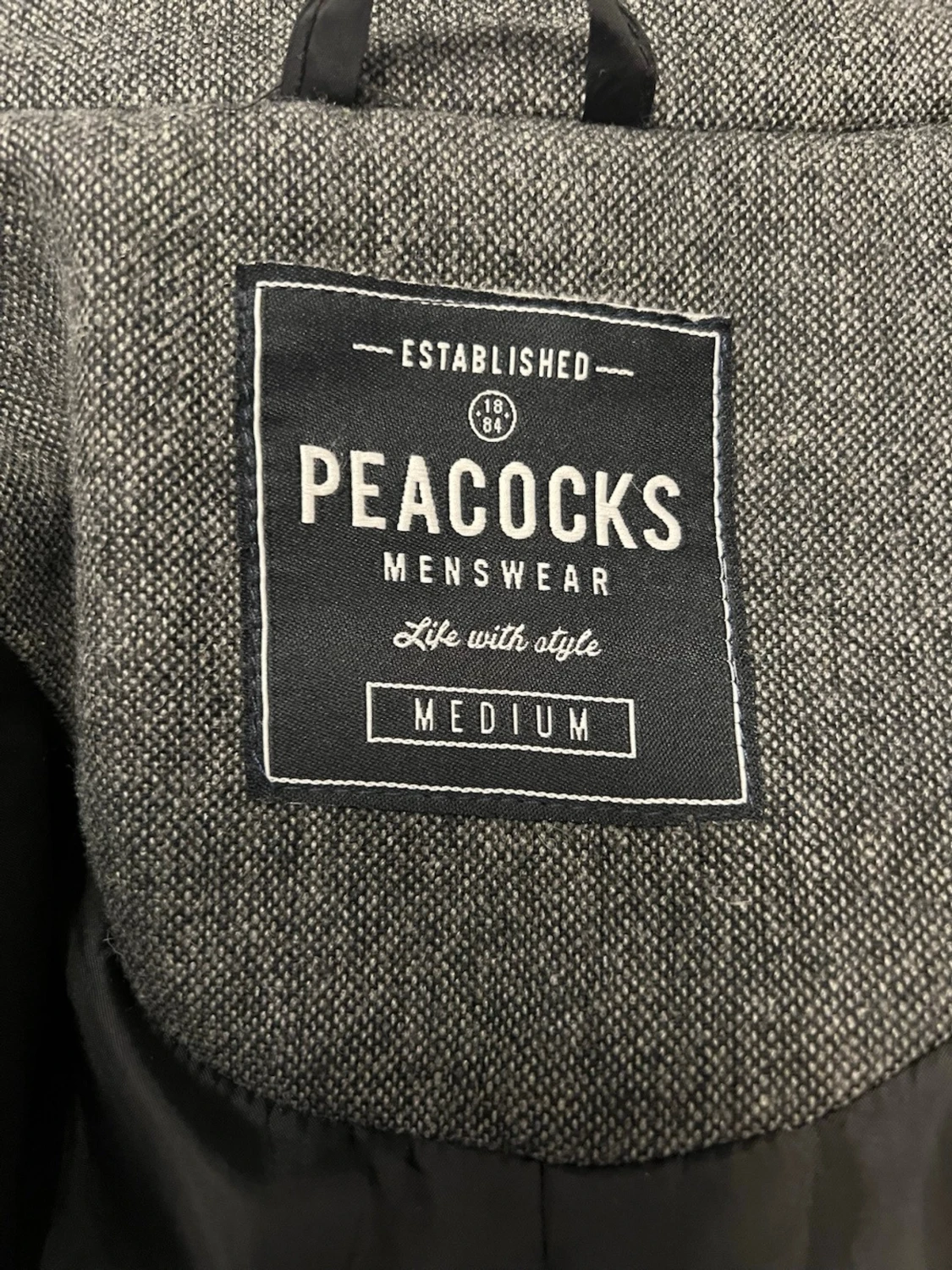 Grå peacoat/overshirt från Peacocks - 2