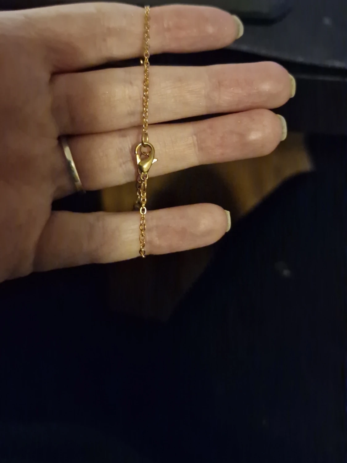 Guld färgat armband  - 1