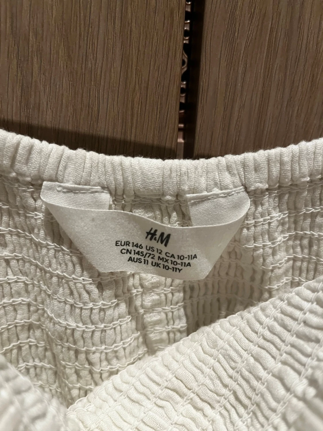 Vit sommarklänning från H&M - 1