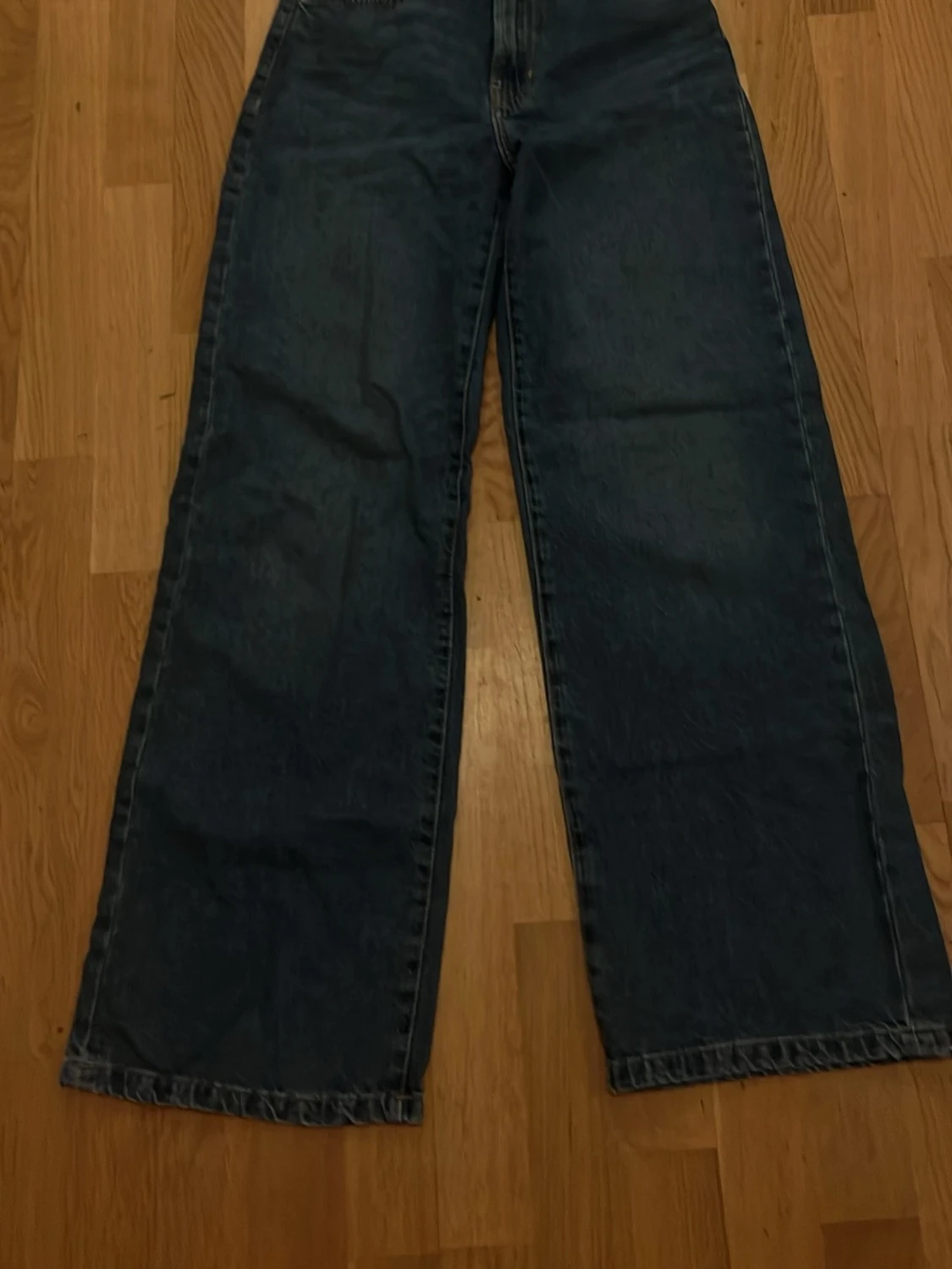 Blå wide jeans från ONLY, 26/32 - 5