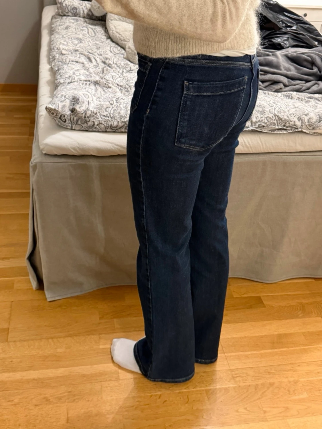 Blåa pocket jeans från MQ - 2