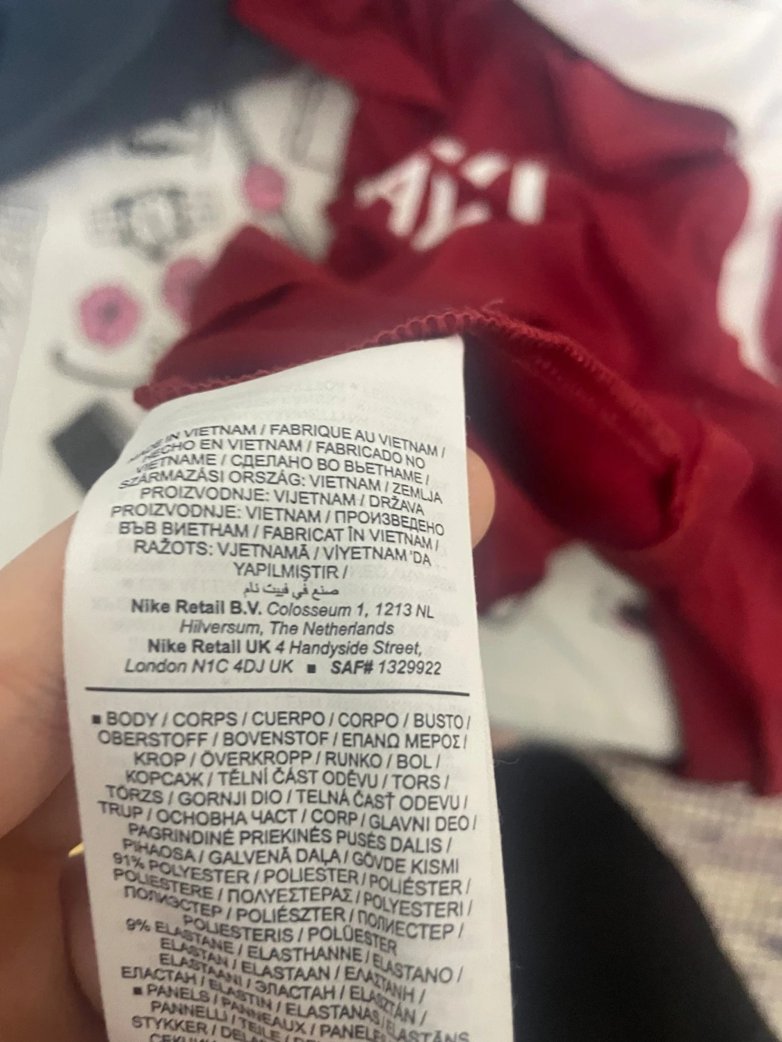 Storlek M PSG zip tröja  - 4