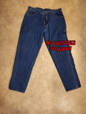 Jeans - These jeans do not have a brand label and as I acquired them second hand, I do not know the brand. They have a unique very long zipper. Minor signs of wear upon close inspection, but in very good shape!