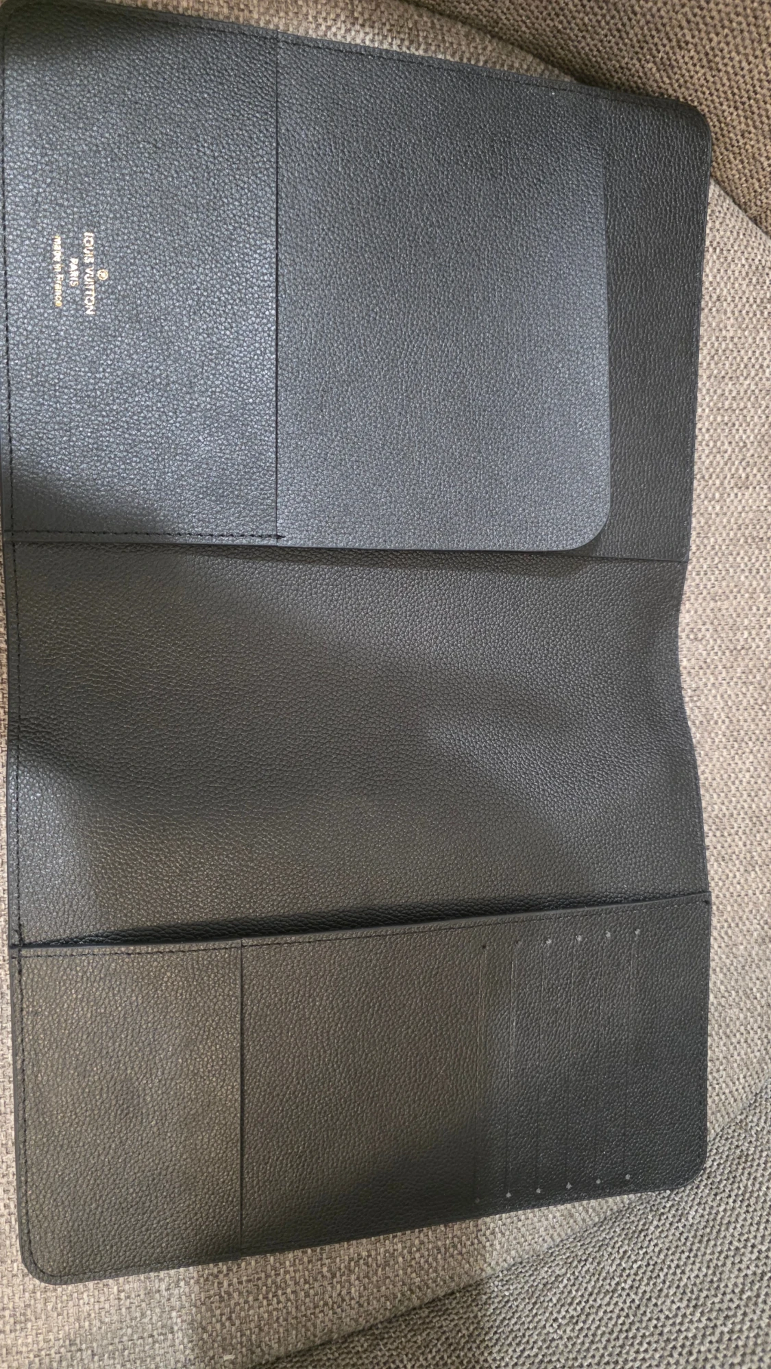 Desk Agenda matt black - 2