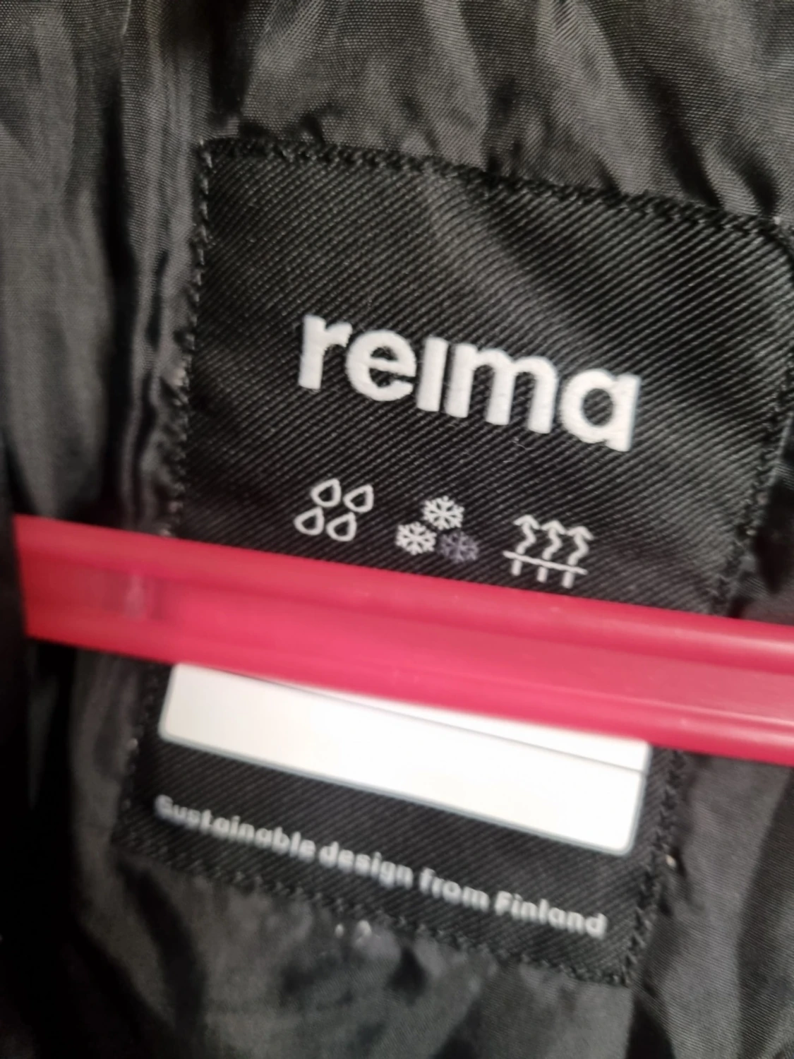 Svart overall från Reima med fuskpäls - 4