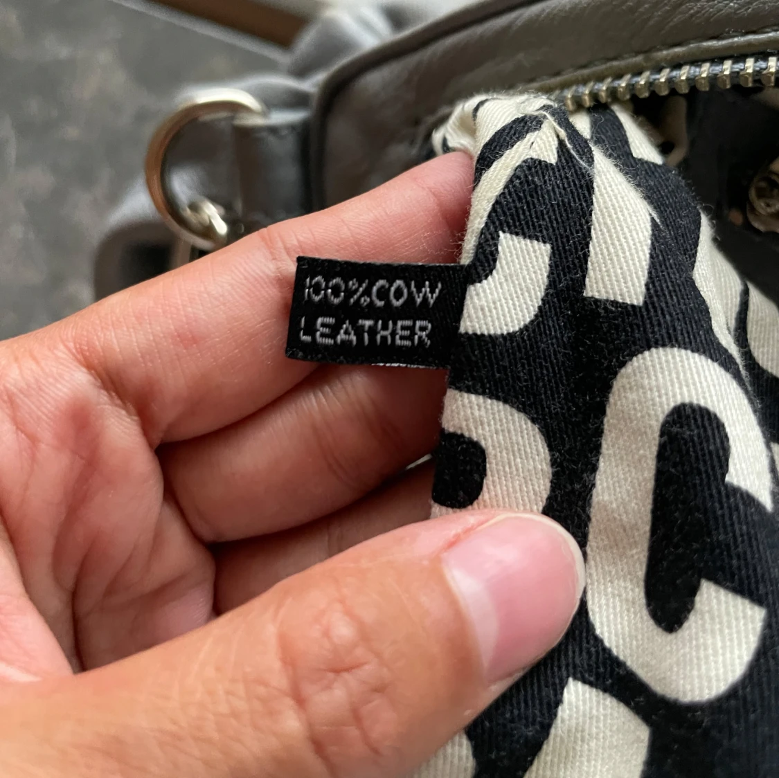 Grå handväska Marc by Marc Jacobs - 4