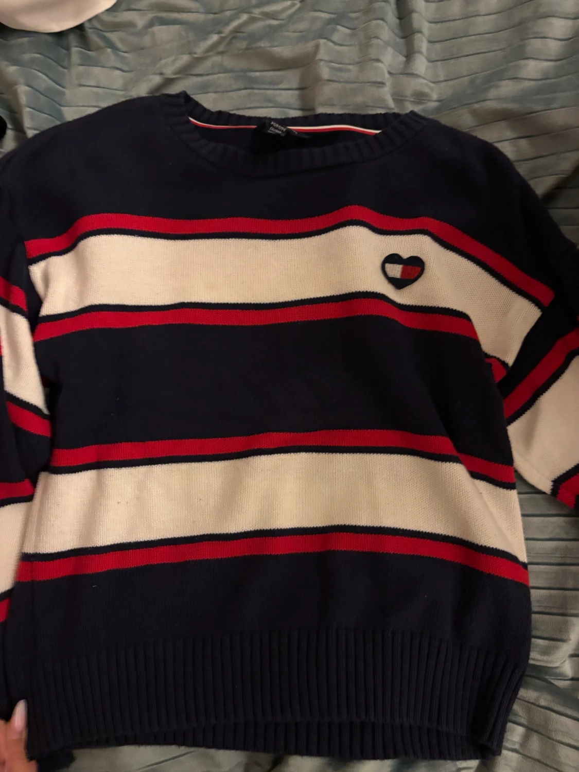 Randig stickad tröja Tommy Hilfiger