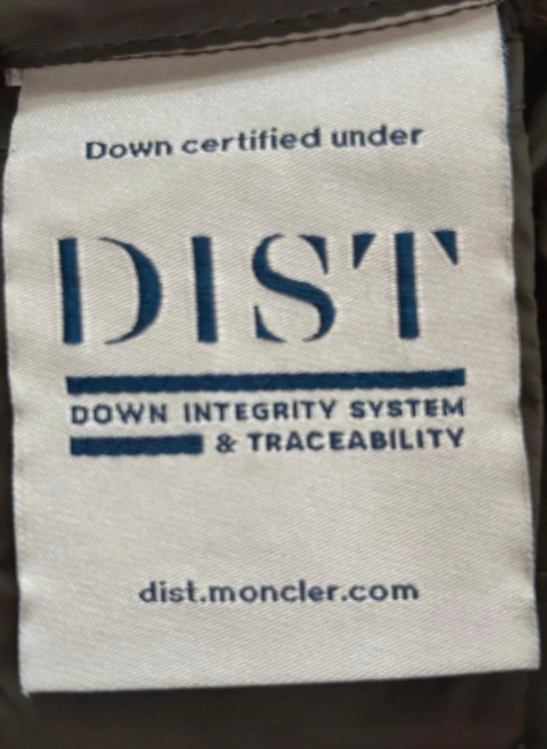 Brun pufferjacka Moncler med huva - 4