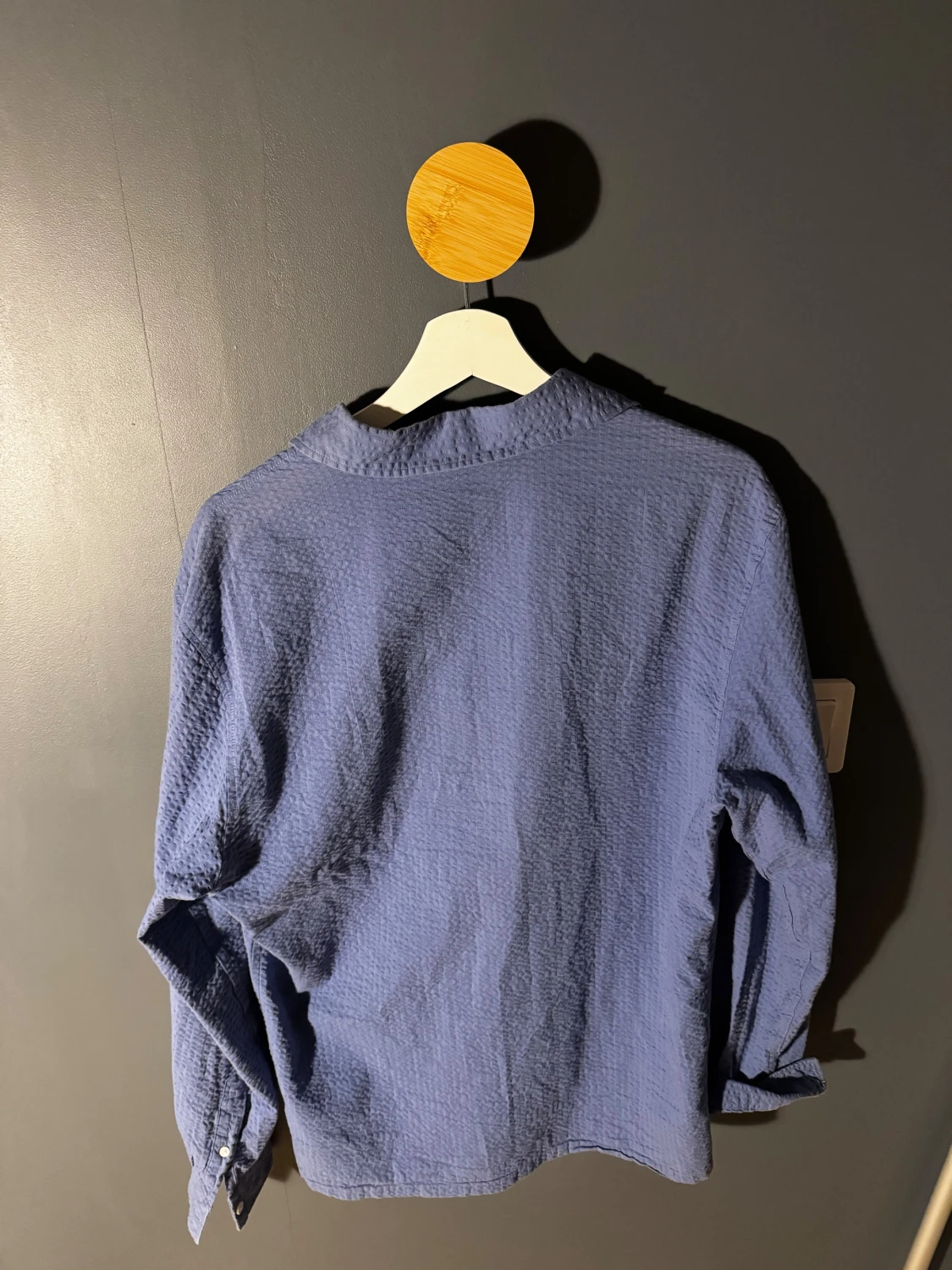 Blå skjorta från Weekday i bomull - 1