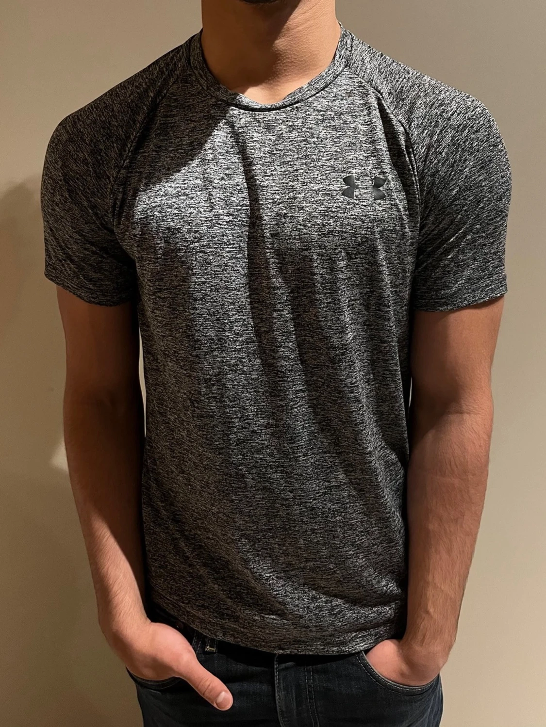 Gråmelerad Under Armour Tech Tee