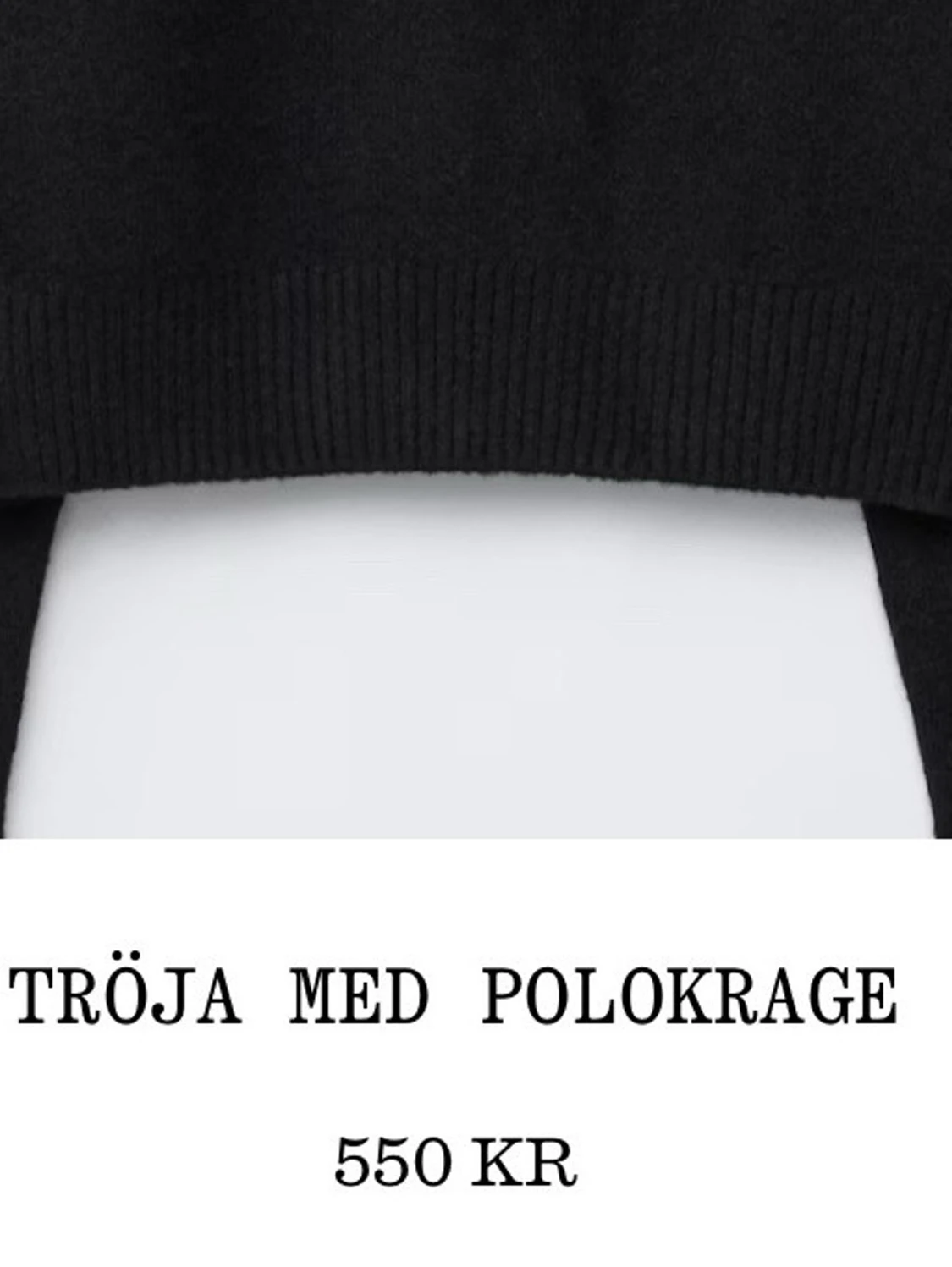 Svart polotröja från & Other Stories - 2