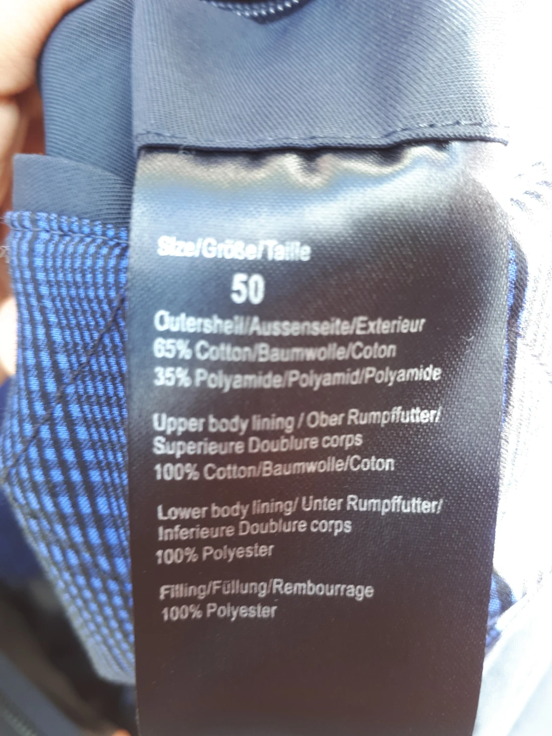 SAND Copenhagen, trenchcoat, mörkblå, bomull, nylon, läder - 4