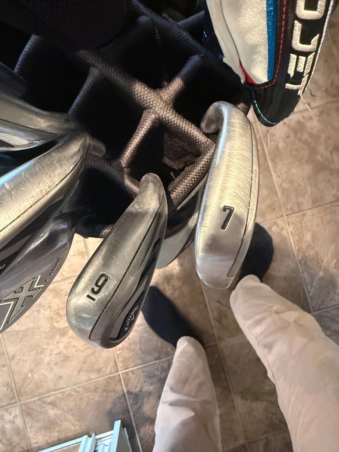 Järnset p-5a callaway. Använda en säsong - 2