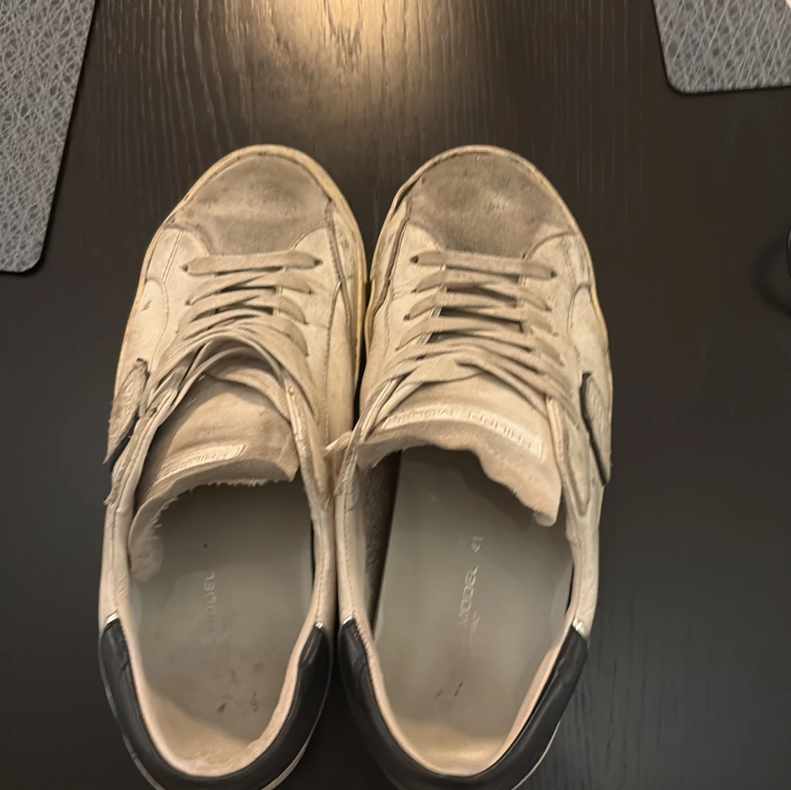 Philippe Model vita sneakers skinn - 3