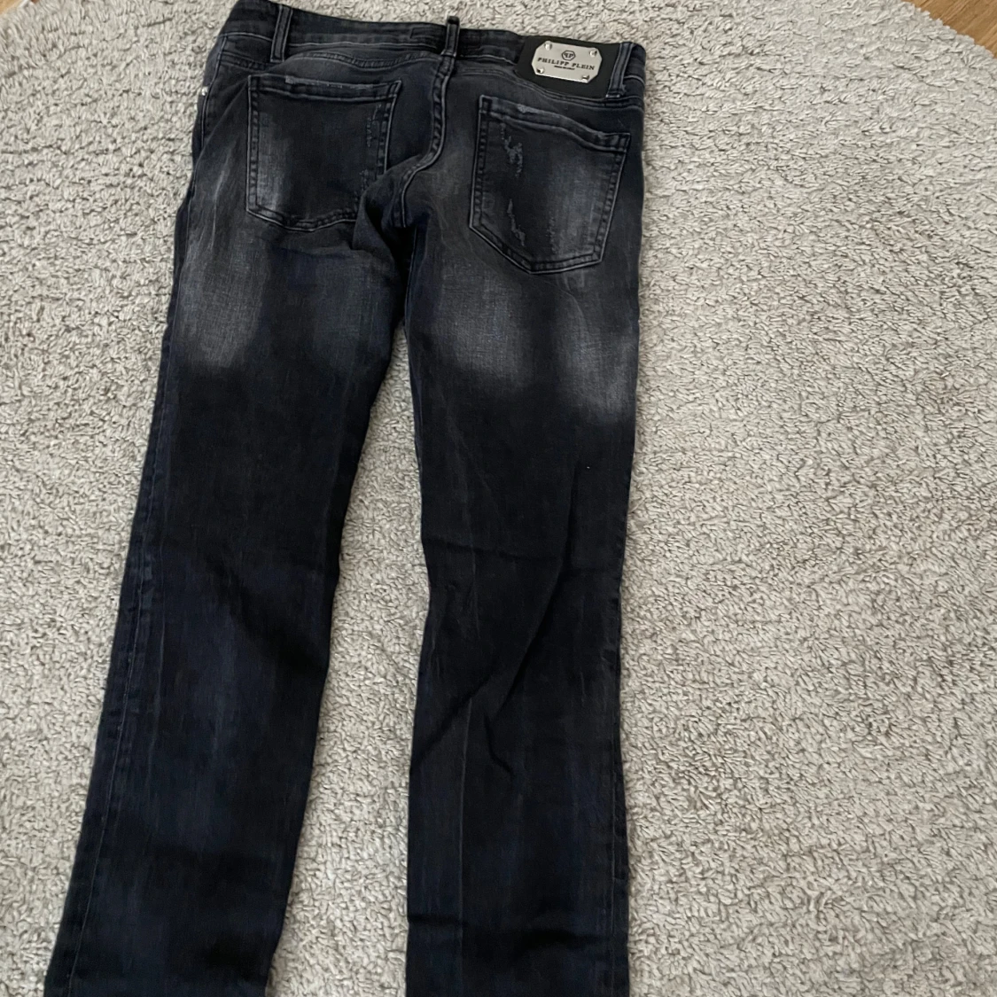 Philipp Plein svarta jeans med drakmotiv - 2