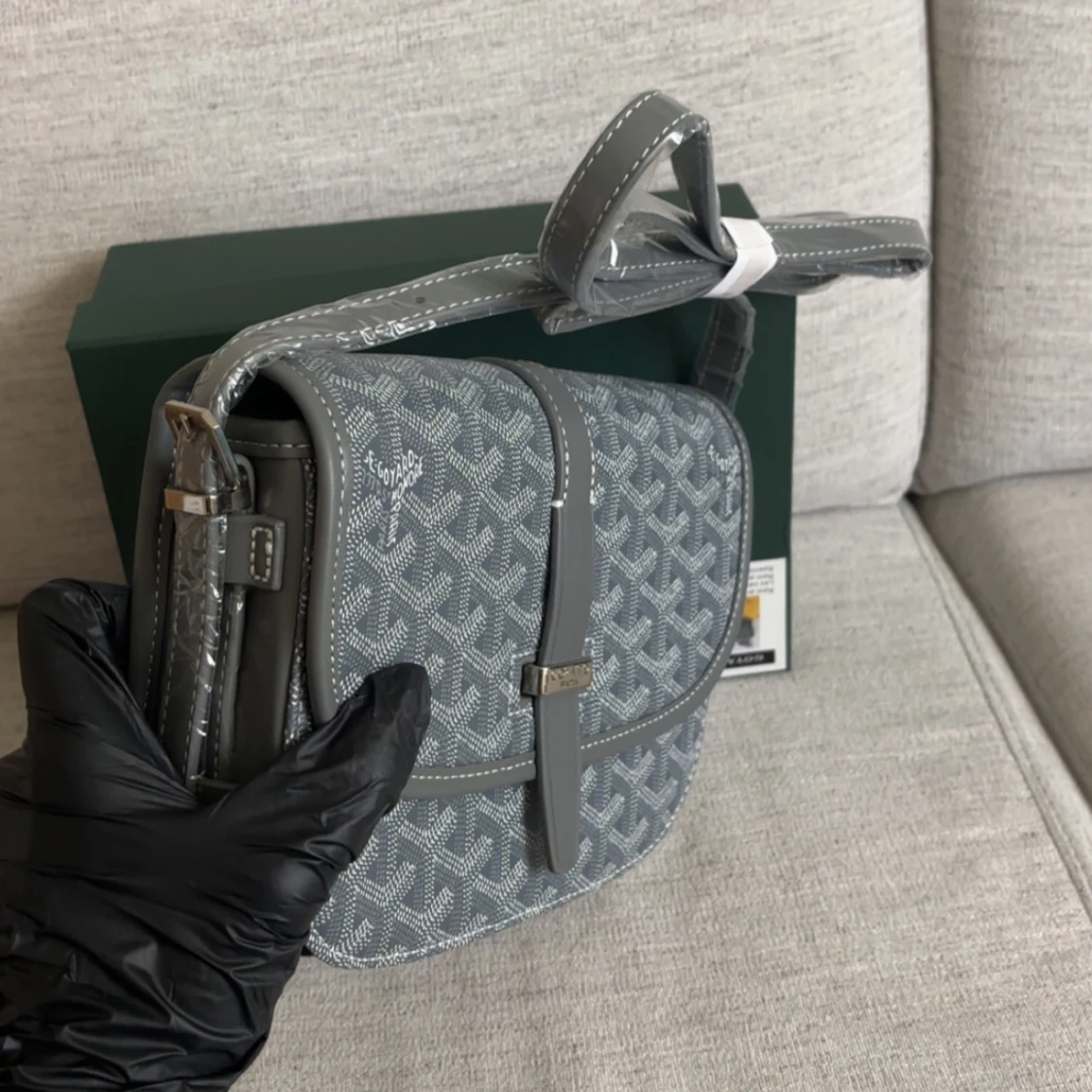 G axelväska grå - 1