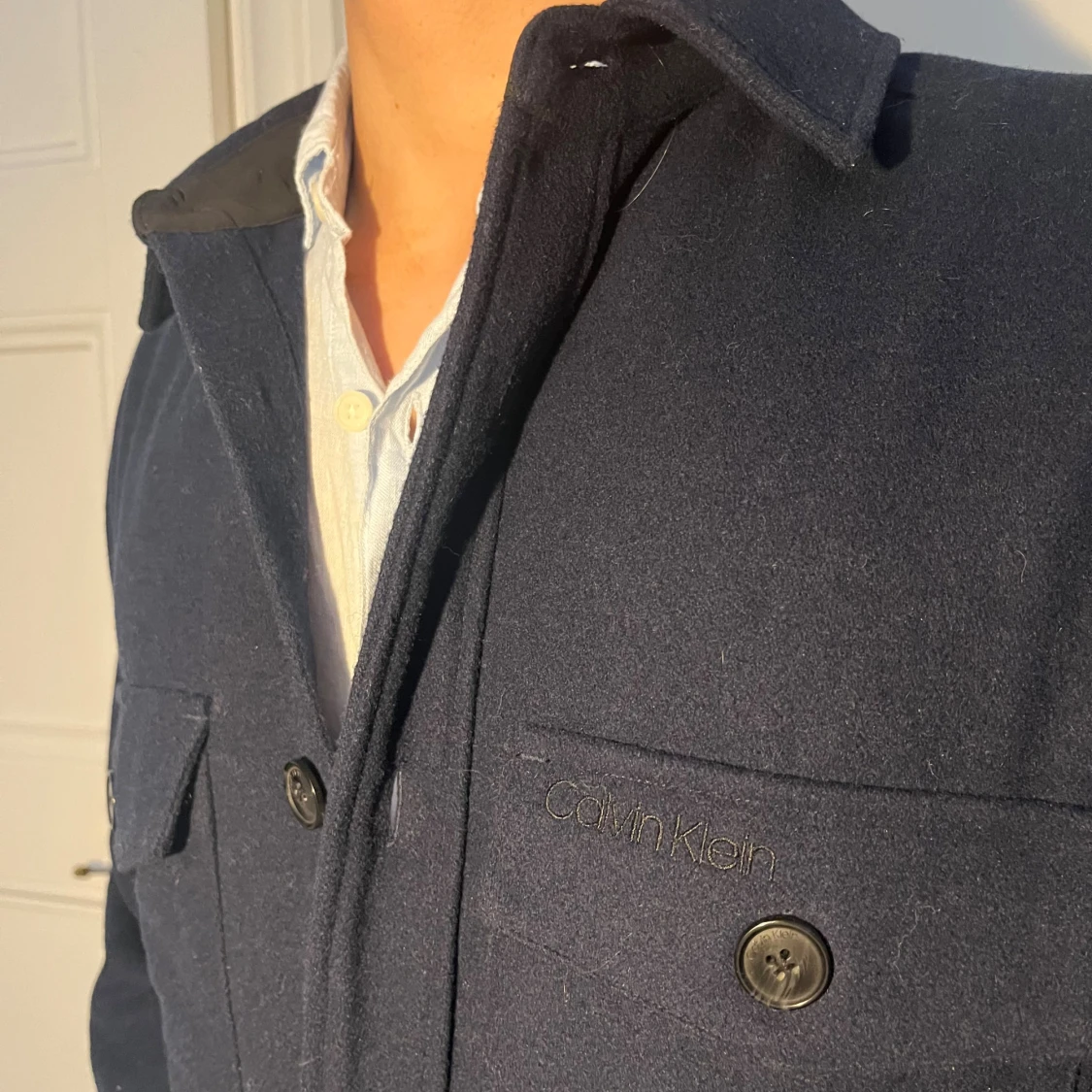 Mörkblå overshirt från Calvin Klein - 3