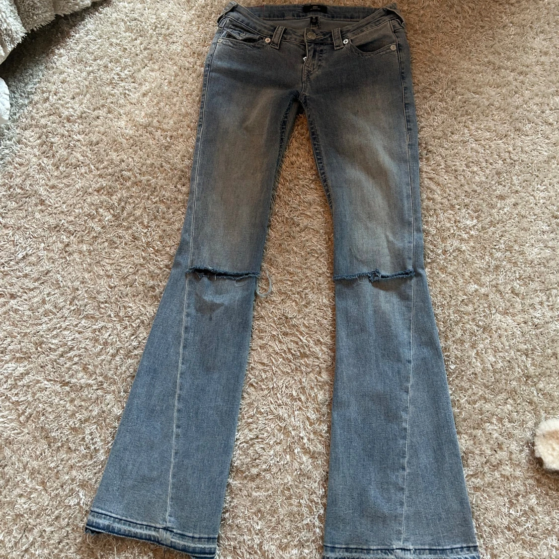 Lågmidjade True Religion  bootcut jeans blå - 3