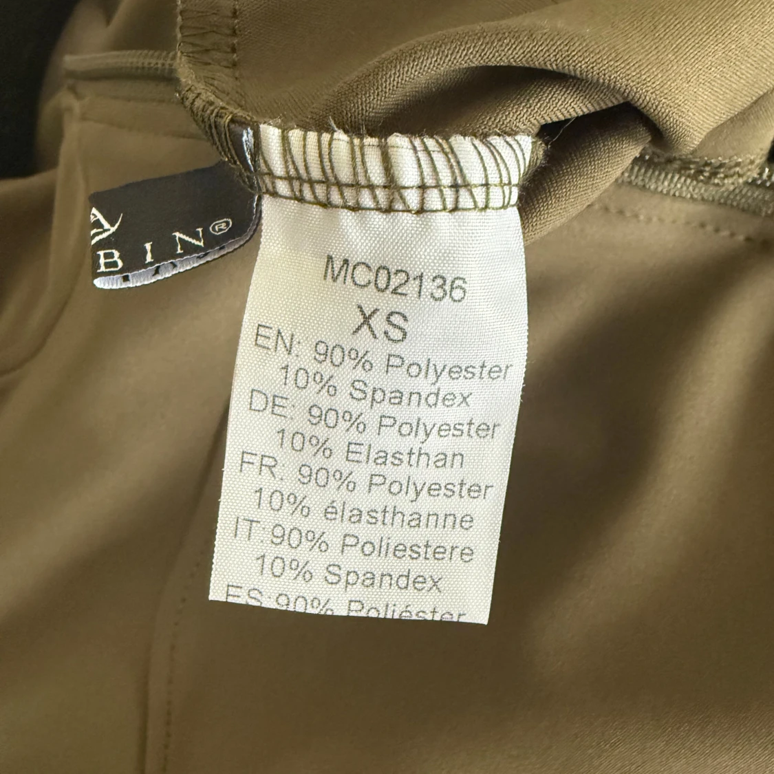 Olivgrön långärmad träningströja half zip - 4