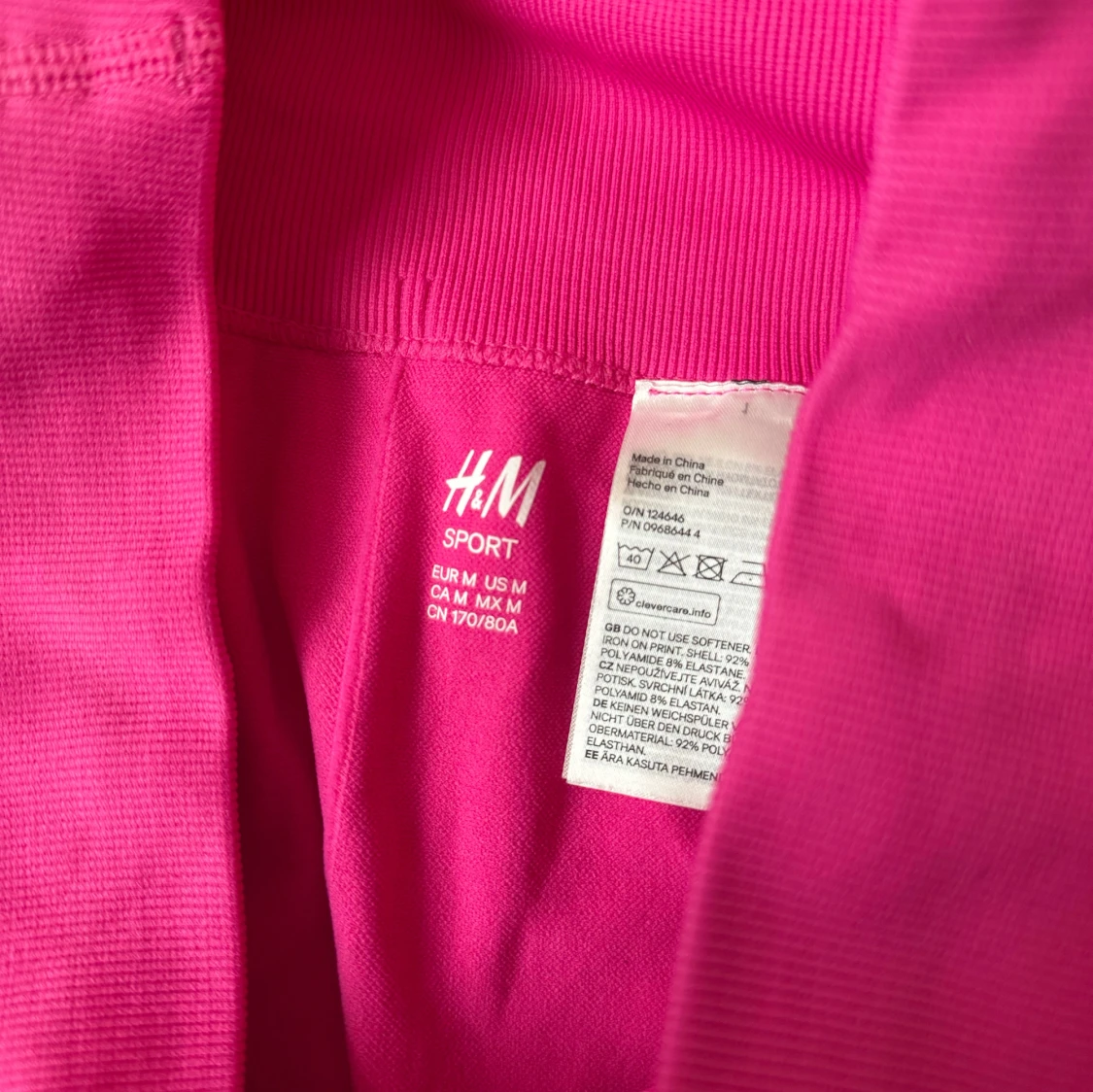 Rosa seamless leggings från H&M Sport - 2