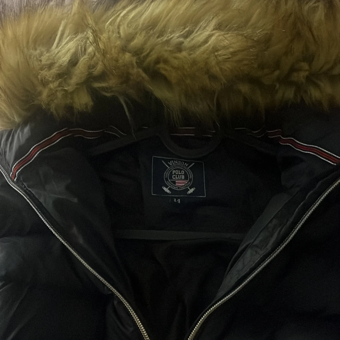 Svart pufferjacka Vinson Polo Club - 2