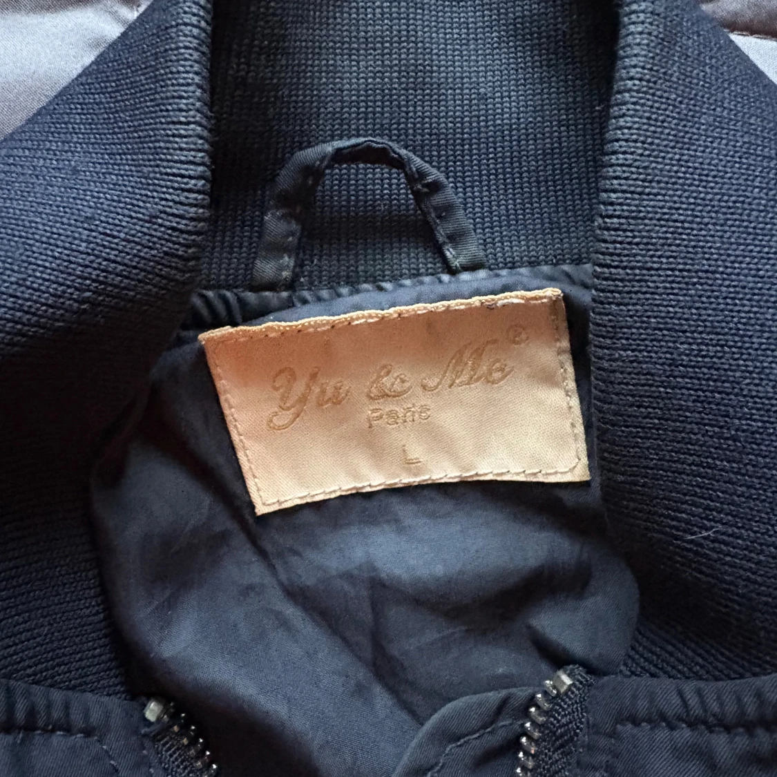 Mörkblå bomberjacka Yu & Me Paris L - 1