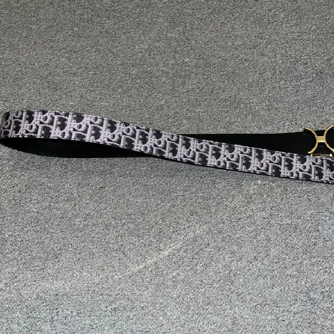 Svart grå bälte äkta D.I.O.R - 1