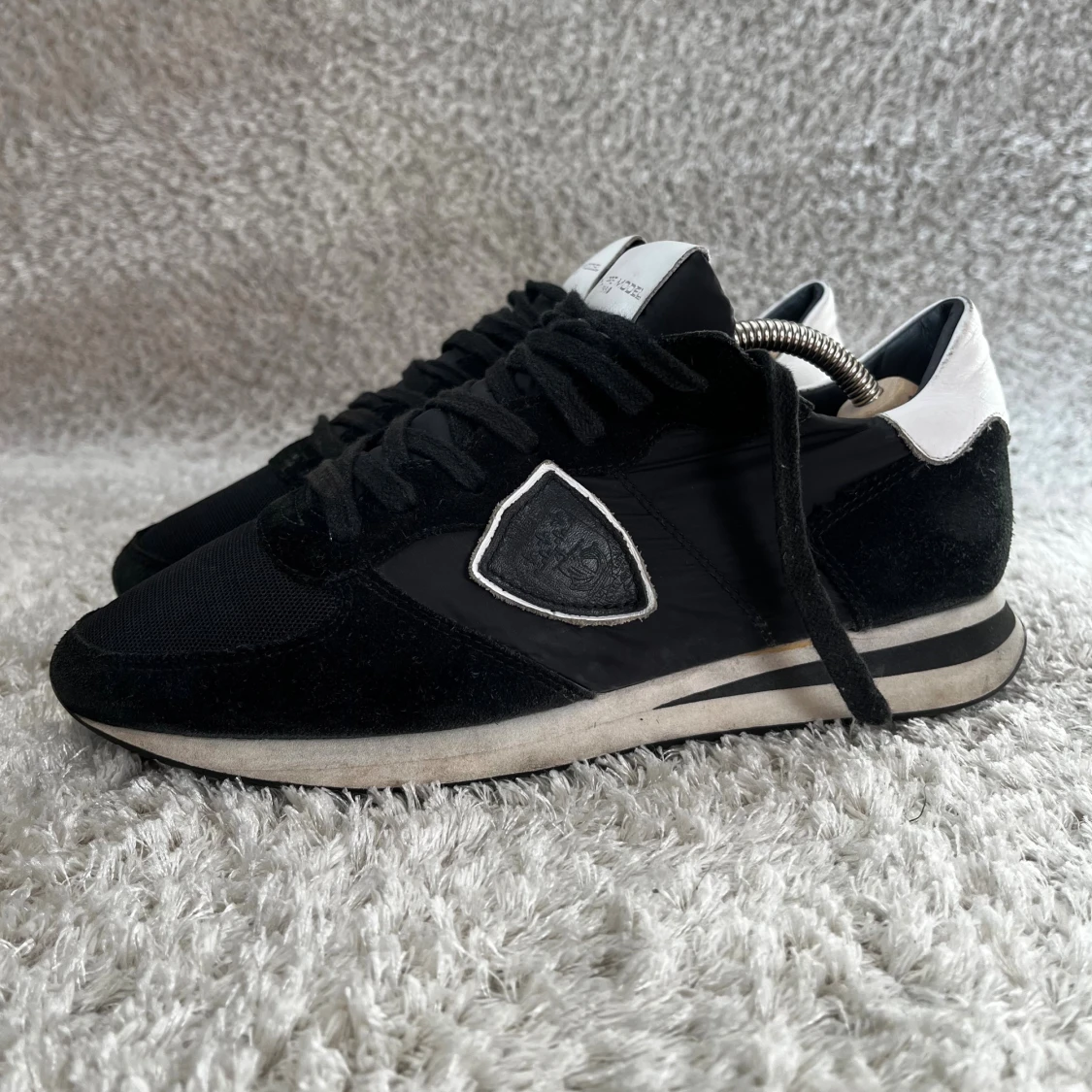 Philippe Model svarta sneakers - 1