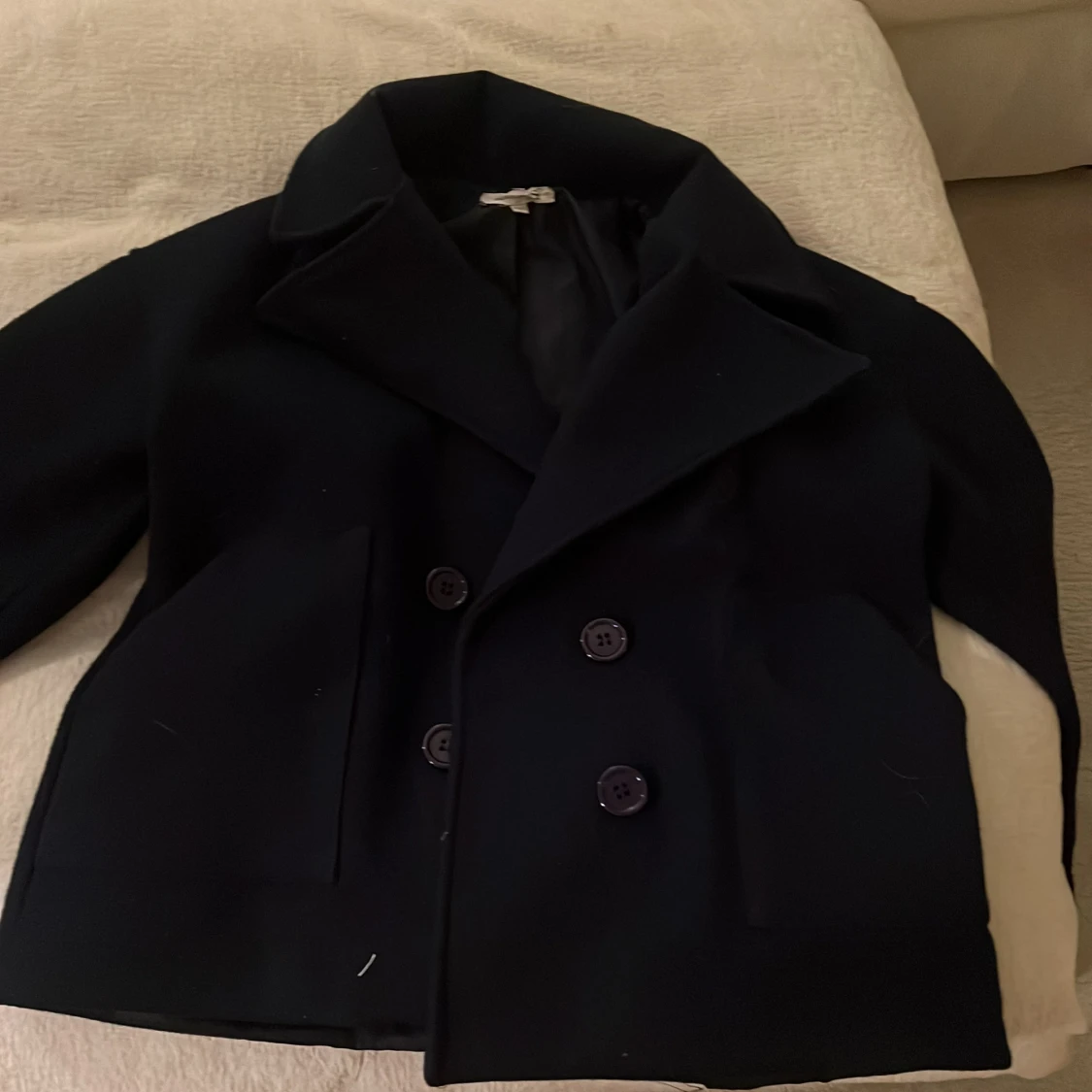 Mörkblå skepparkavaj från Design by Si XS/S - 2