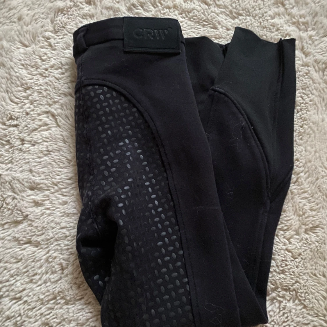 Svarta ridbyxor från CRW, stl 140 - 1