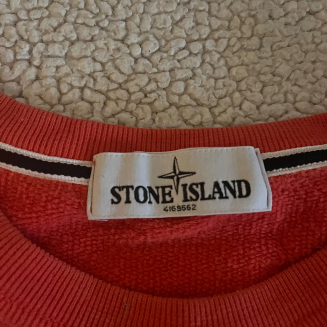 Röd Stone Island sweatshirt - 3