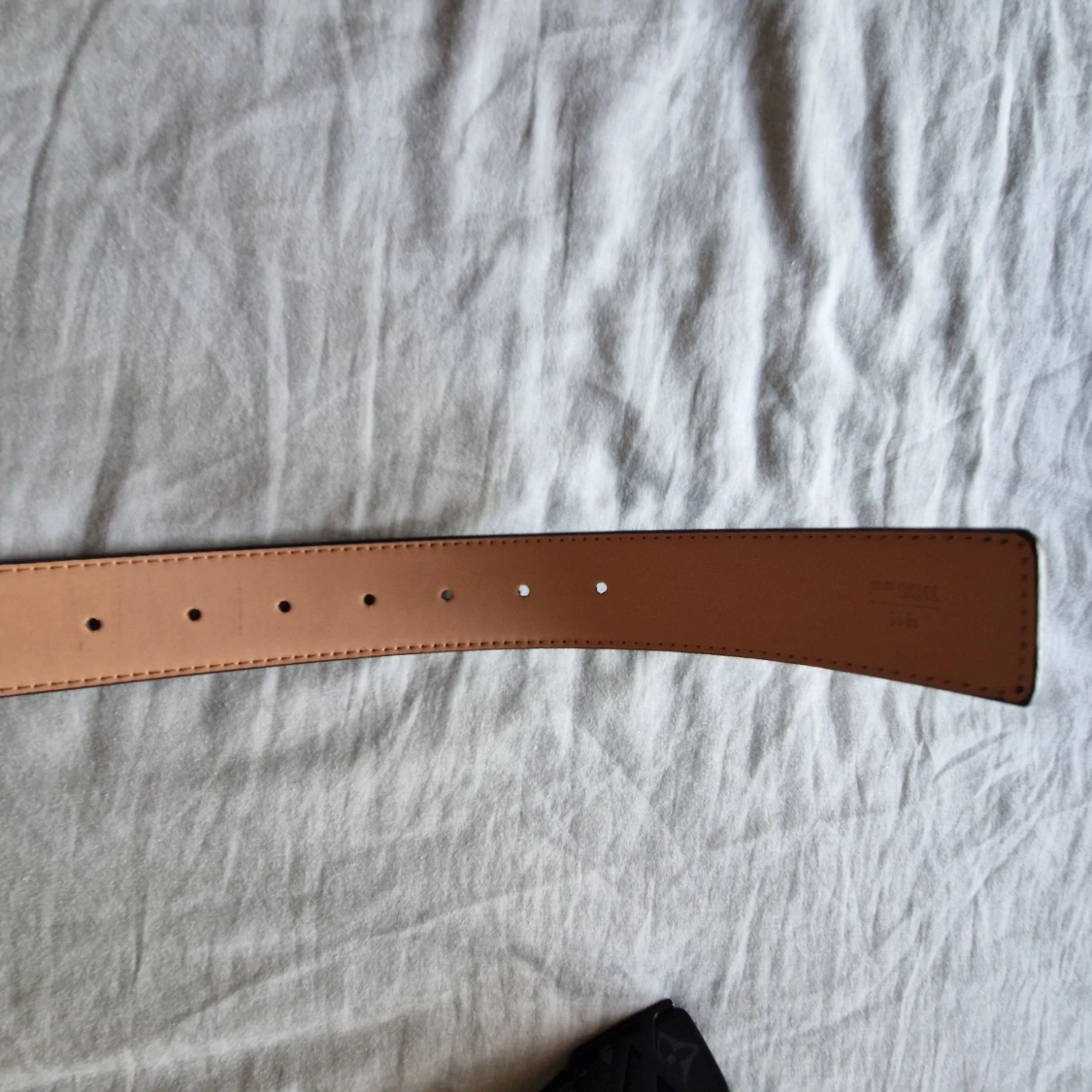 Louis Vuitton svart skärp med monogram - 3