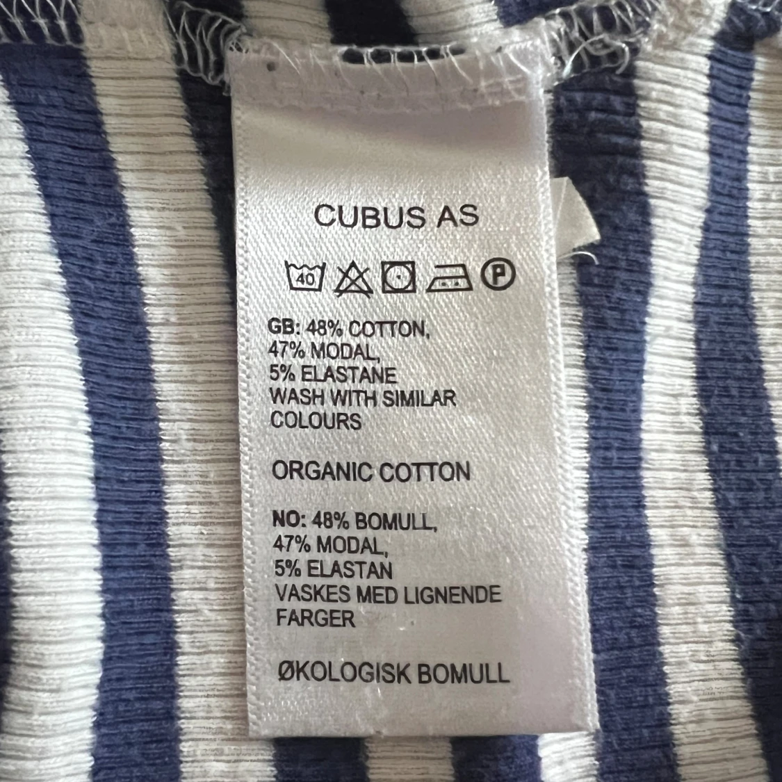 Randig långärmad tröja från Cubus - 2