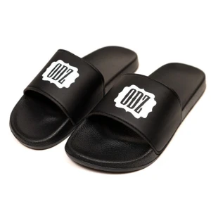 Svarta ODZ sandaler med vit logga - Helt ny oanvänd. Storlek 40/41