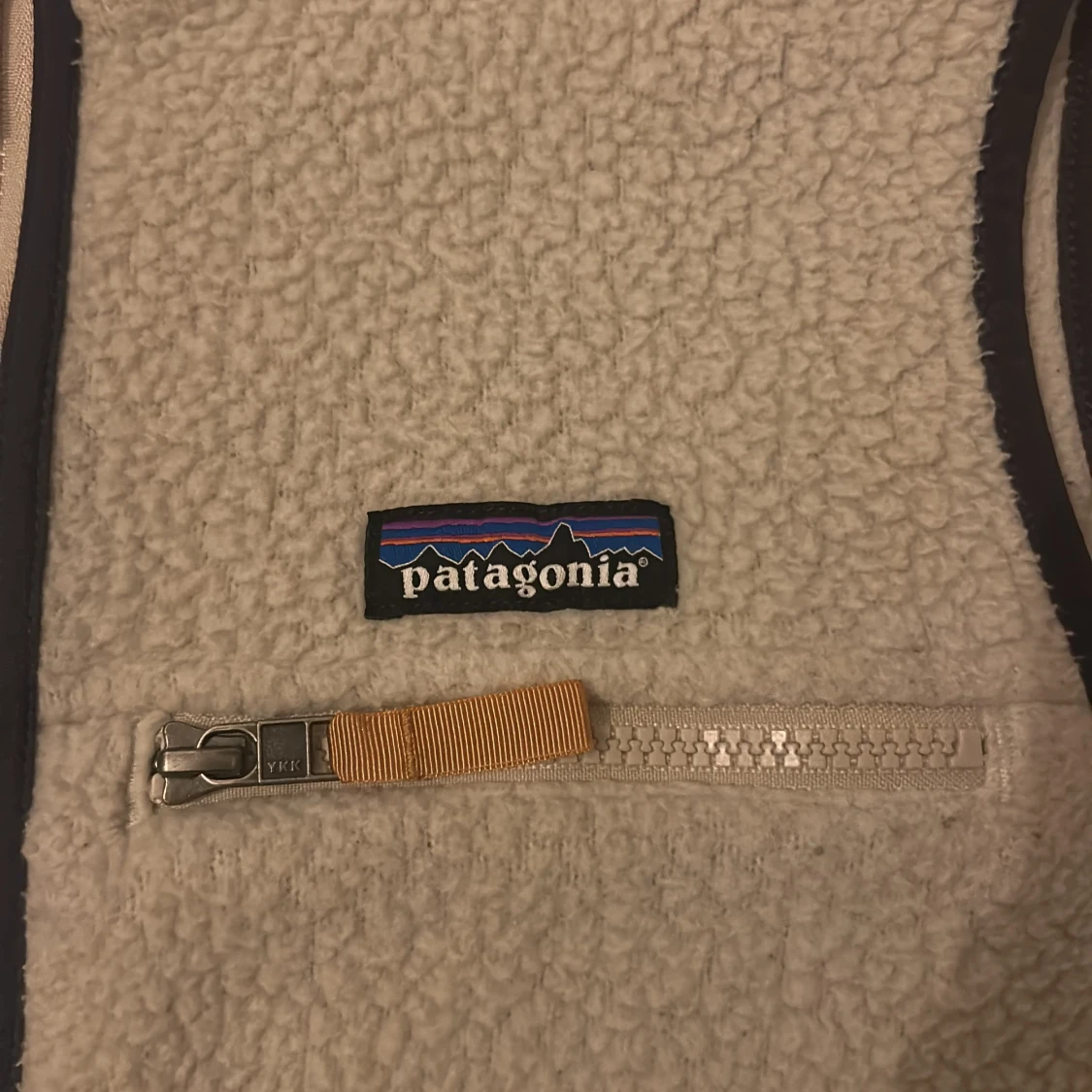 Beige fleeceväst från Patagonia M - 1