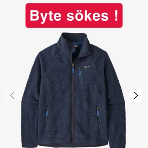 SÖKER EN FLEEC TRÖJA I BYTE MOT EN VEST - Jag söker någon som har denna Patagonia fleec tröja i L som kan tänka sig byta den mot min vest. Vesten är nästan sprillans och har används kanske 6-7 gånger. Skriv vid frågor 